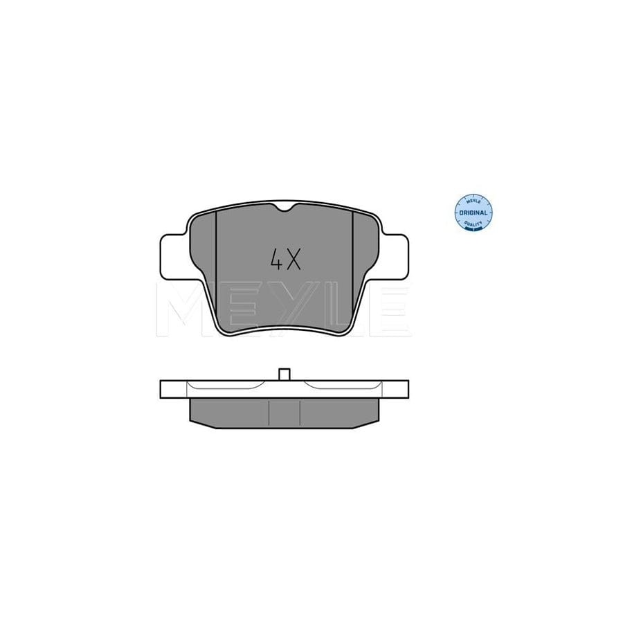 Meyle 025 241 5017 Brake Pad Set