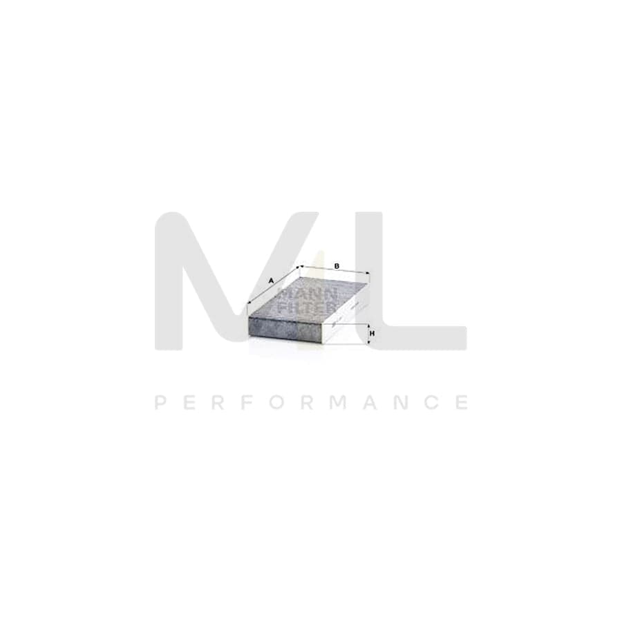MANN-FILTER CUK 2327-2 Pollen filter Activated Carbon Filter
