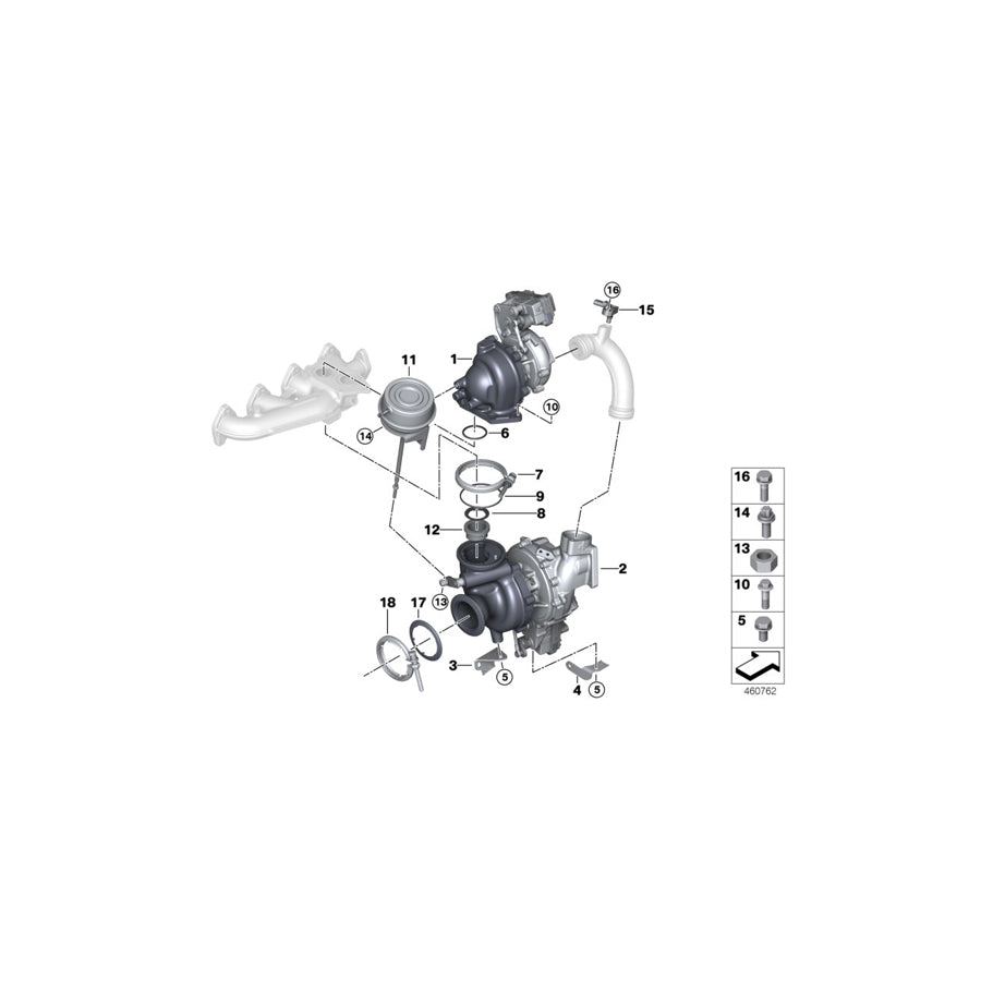 Genuine BMW 11428513623 G11 F33 F36 Oil Pipe Outlet (Inc. 725d, 525d & 325d) | ML Performance US Car Parts