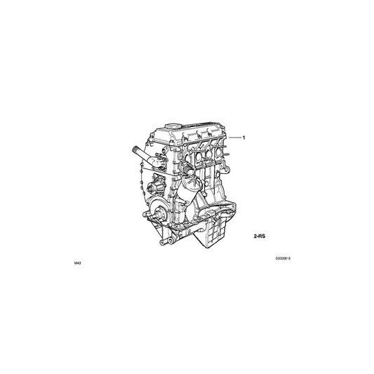 Genuine BMW 11009070960 E36 E46 Set Mounting Parts Short Engine (Inc. 316i 1.9, 318Ci & 316Ci) | ML Performance US Car Parts