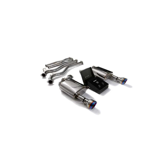 Armytrix FDM65-DS33B Valvetronic Exhaust System Ford Mustang GT Coyote 5.0L V8 2015-2022 with Dual Blue Coated 4.5"