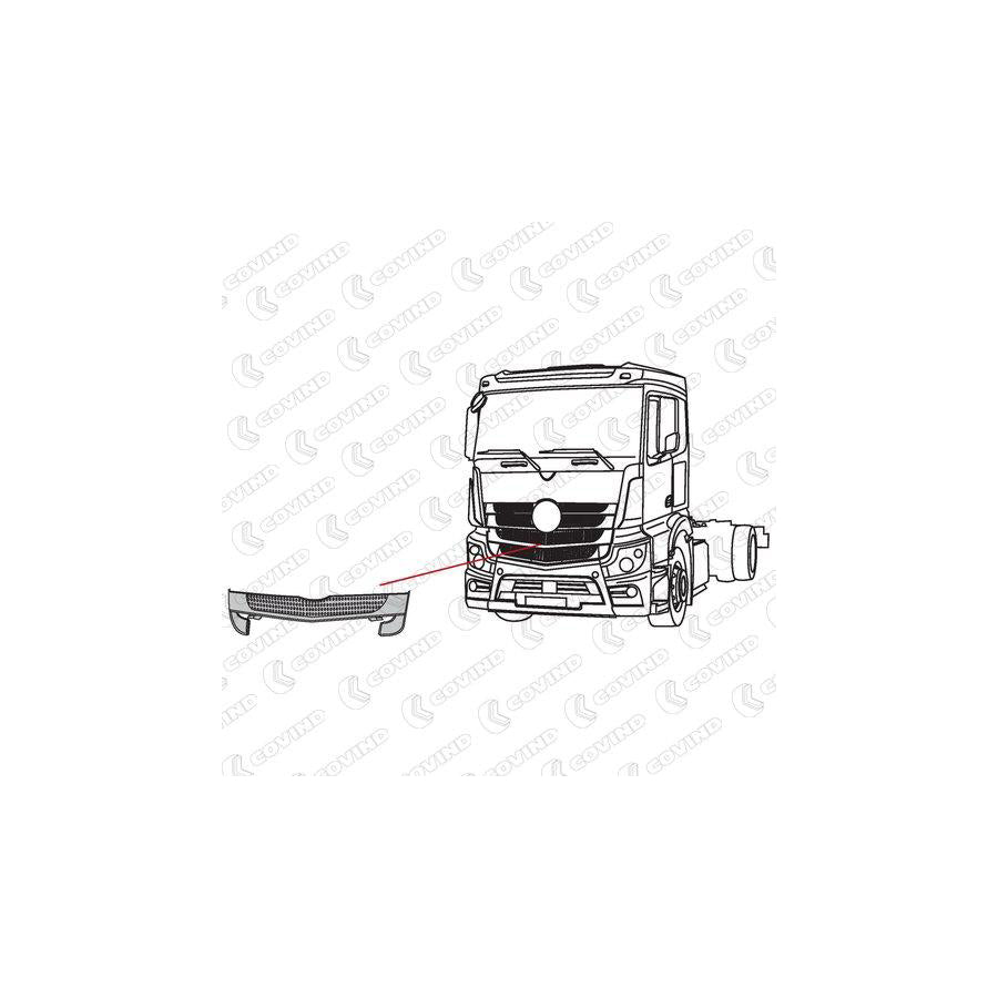 Covind 960/120 Radiator Grille