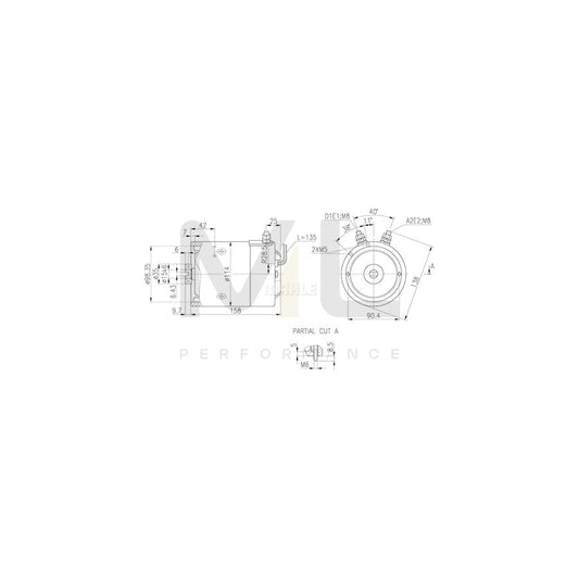 MAHLE ORIGINAL MS 15 Starter motor 12V 1,7kW, Teeth Quant.: 9 | ML Performance Car Parts