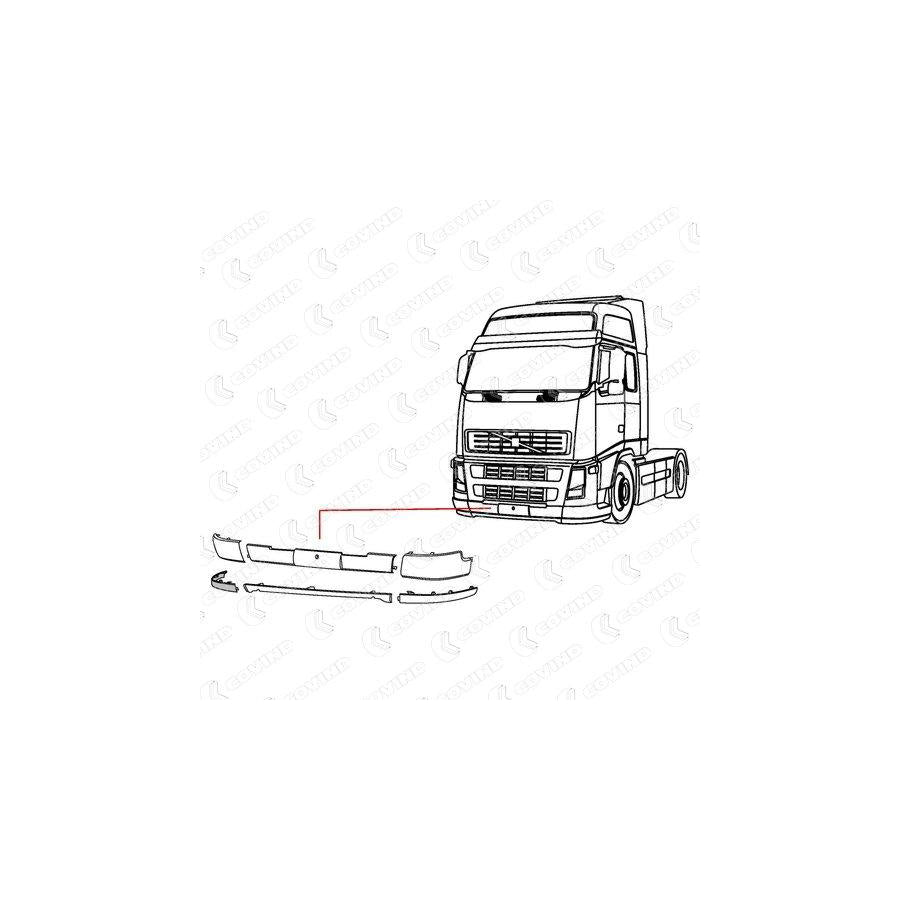Covind 2Fh/ 87 Front Splitter