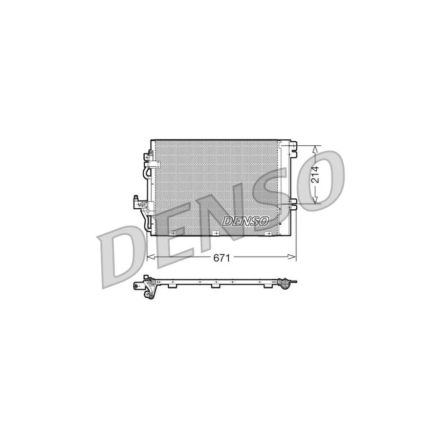 DENSO DCN20009 Air Conditioning Condenser