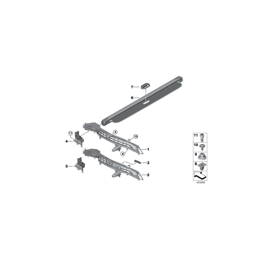 Genuine BMW 51477438268 G05 Support Right (Inc. X5 M50iX, X5 25dX & X5 40iX) | ML Performance US Car Parts