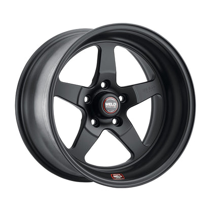 Weld 71LB-509B55A S71 Wheel 15x9.3 5x4.75 ET9 BS5.5 Black Center - Polished Shell