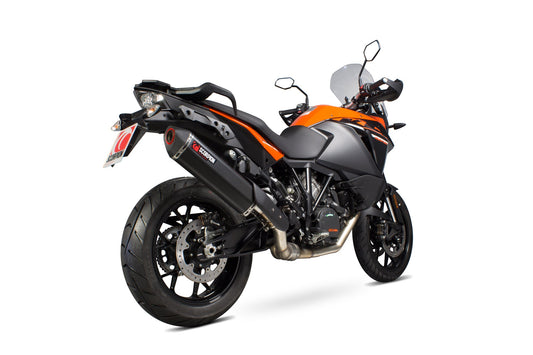Scorpion RKT85BCER KTM 1090 Adventure Serket Parallel Slip-On - Black Ceramic Coated Sleeve | ML Performance US US