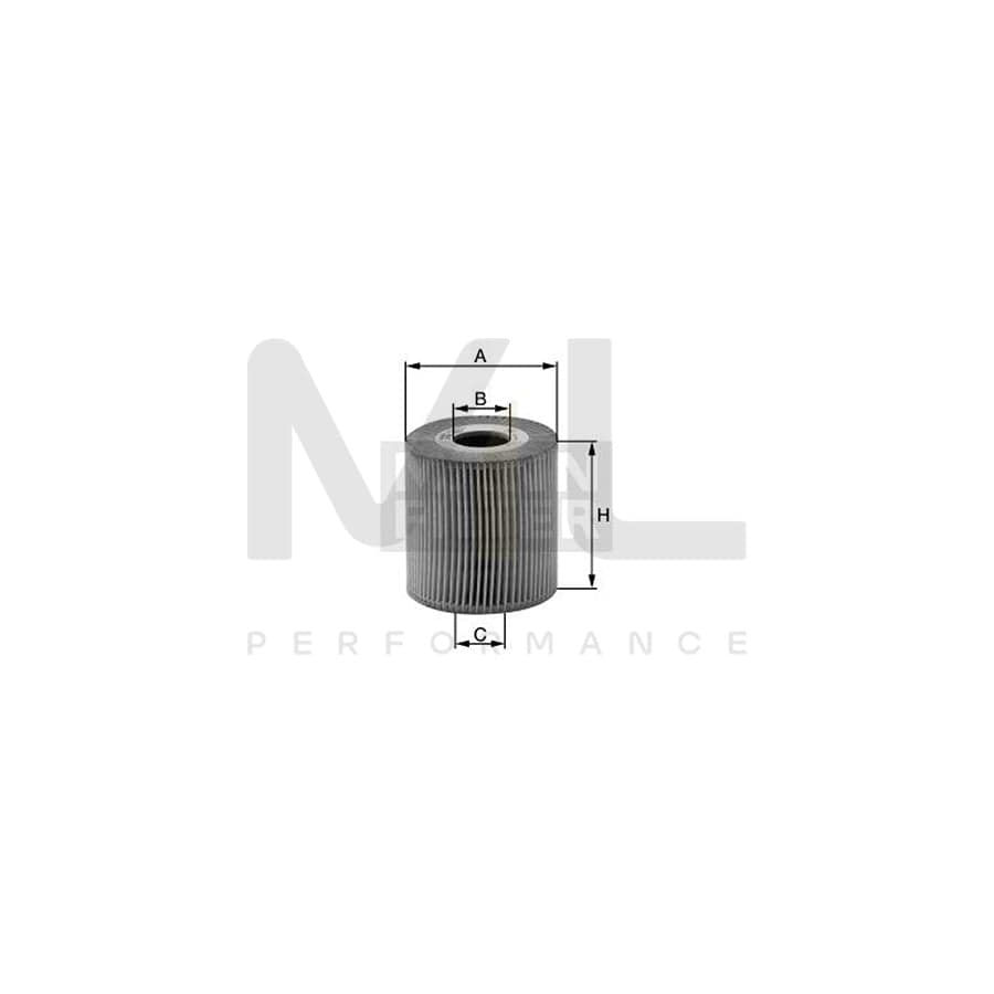 MANN-FILTER HU 718/1 x Oil Filter Filter Insert