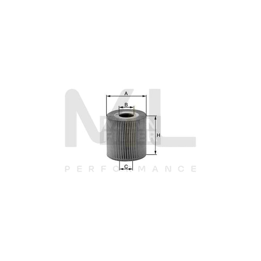 MANN-FILTER HU 718/1 x Oil Filter Filter Insert