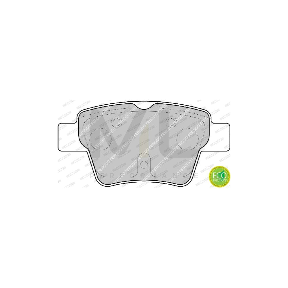 Ferodo Premier Fdb4335 Brake Pad Set With Acoustic Wear Warning, Without Accessories | ML Performance Car Parts