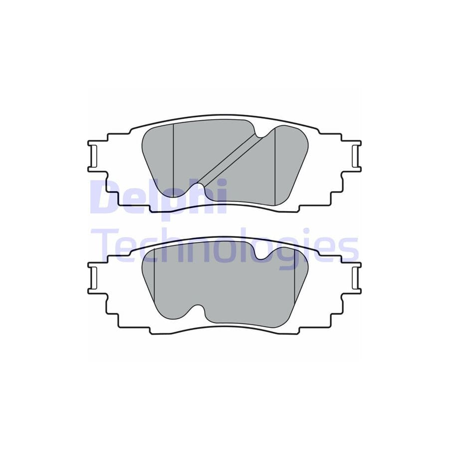 Delphi Lp3392 Brake Pad Set