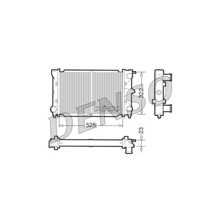DENSO DRM32003 Engine Radiator