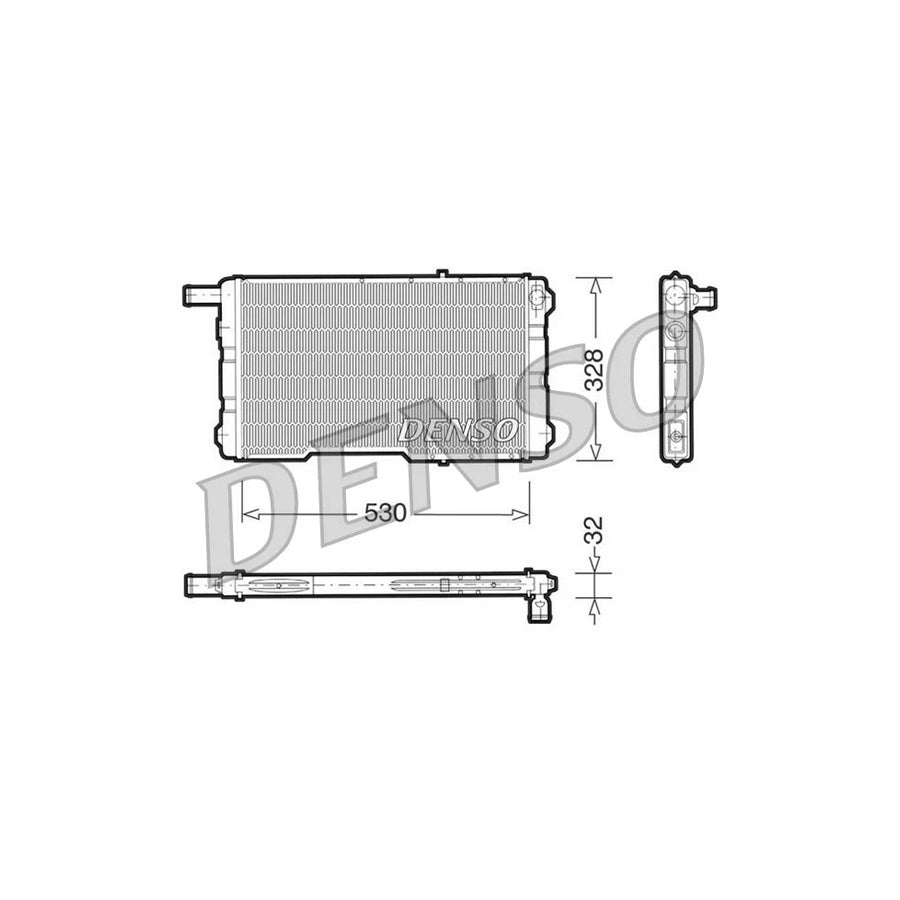 DENSO DRM25009 Engine Radiator