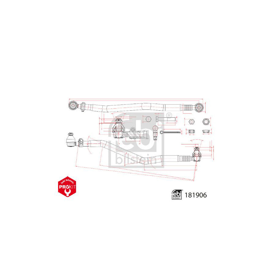 Febi Bilstein 181906 Centre Rod Assembly