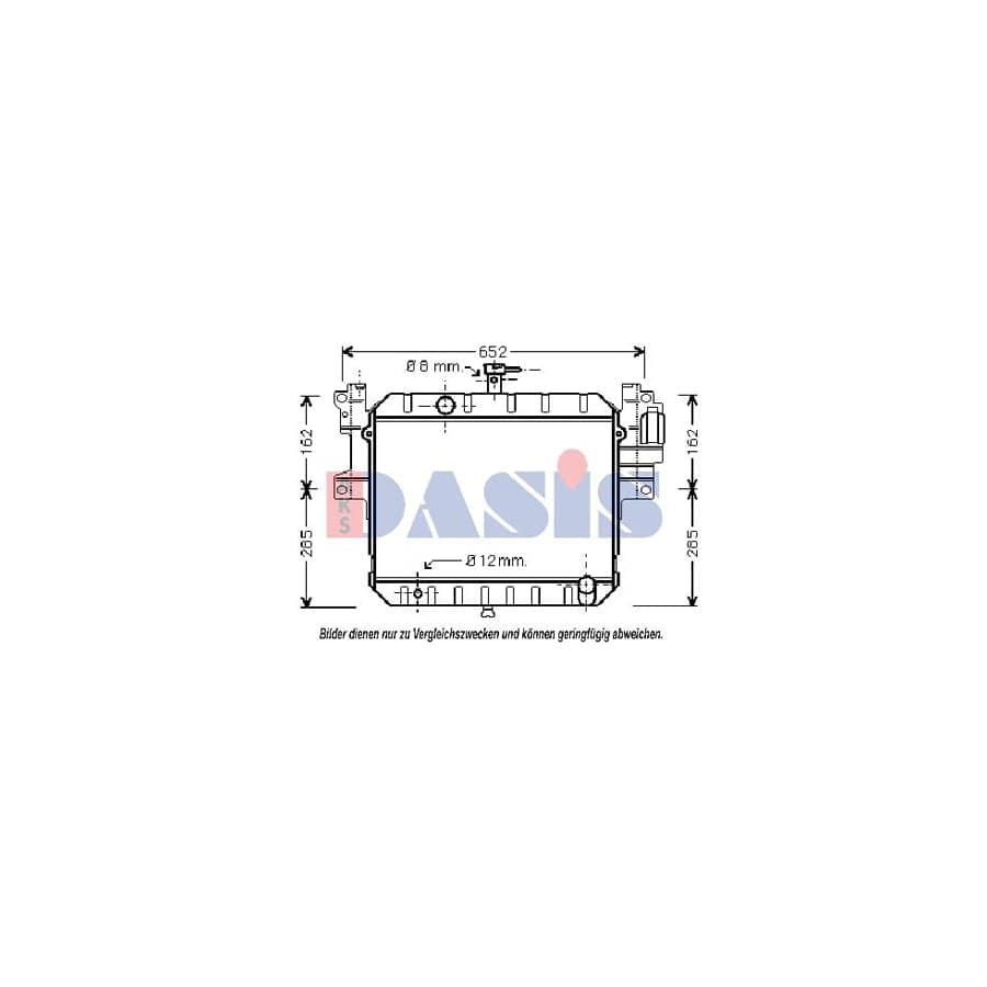 AKS Dasis 360450N Engine Radiator for Daihatsu Sportrak