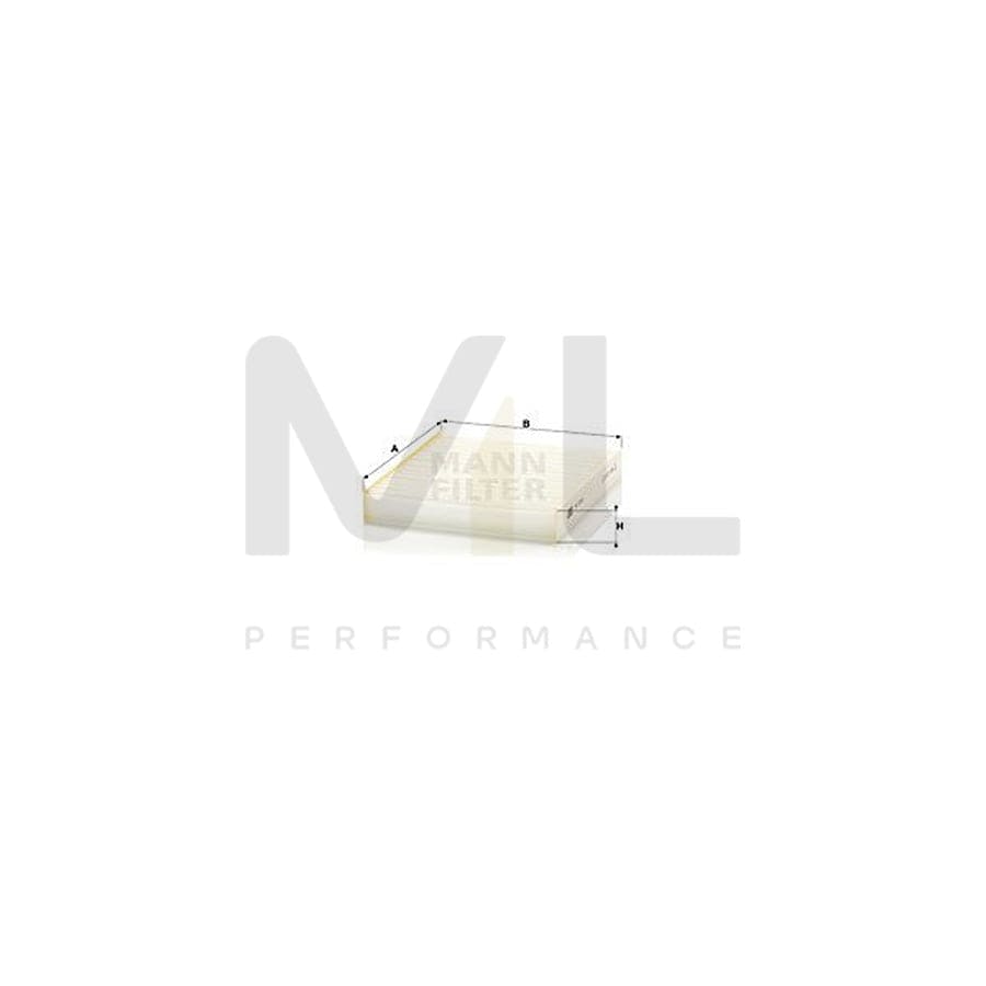 MANN-FILTER CU 2145 Pollen filter for SUBARU IMPREZA Particulate Filter