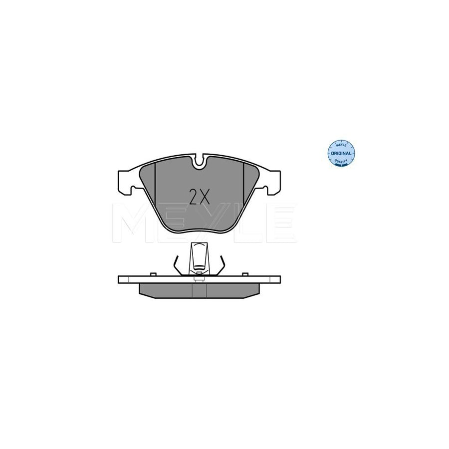 Meyle 025 241 6120 Brake Pad Set