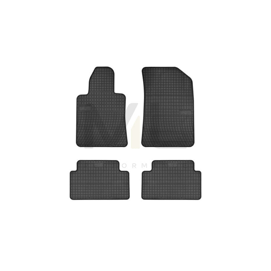 FROGUM Tailored 0630 Floor mat set for PEUGEOT 508 Elastomer, Front and Rear, Quantity: 4, Black, (LHD)