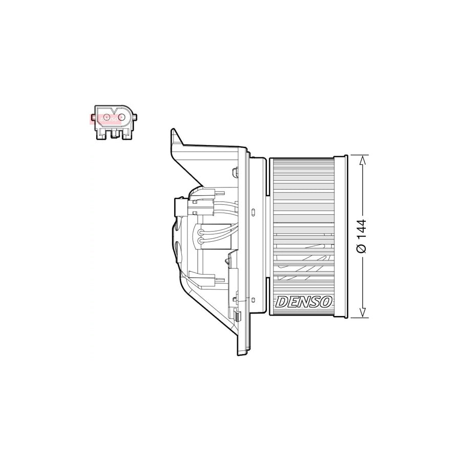 DENSO DEA05005 Interior Blower