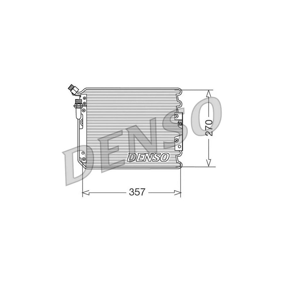 DENSO DCN28001 Air Conditioning Condenser for Porsche 911