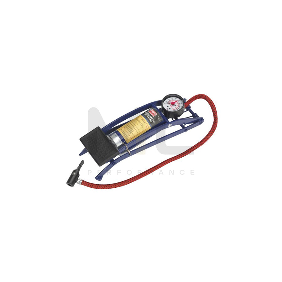 SEALEY S0540 Foot pump with gauge