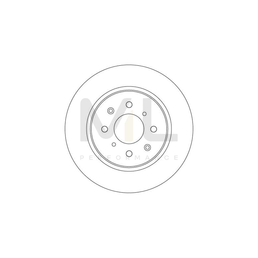 TRW DF6318 Brake Disc Solid, Painted | ML Performance Car Parts