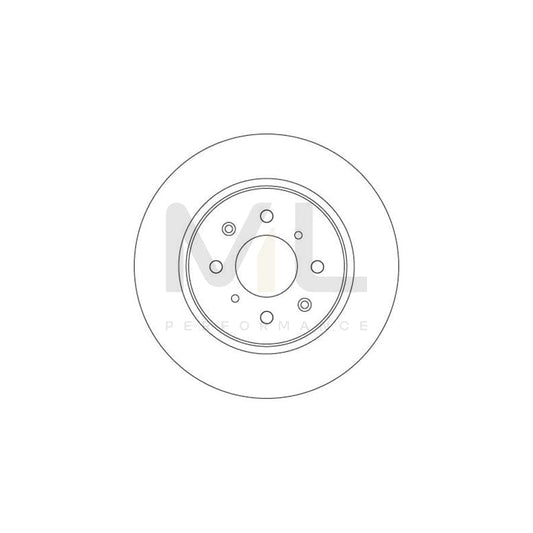TRW DF6318 Brake Disc Solid, Painted | ML Performance Car Parts