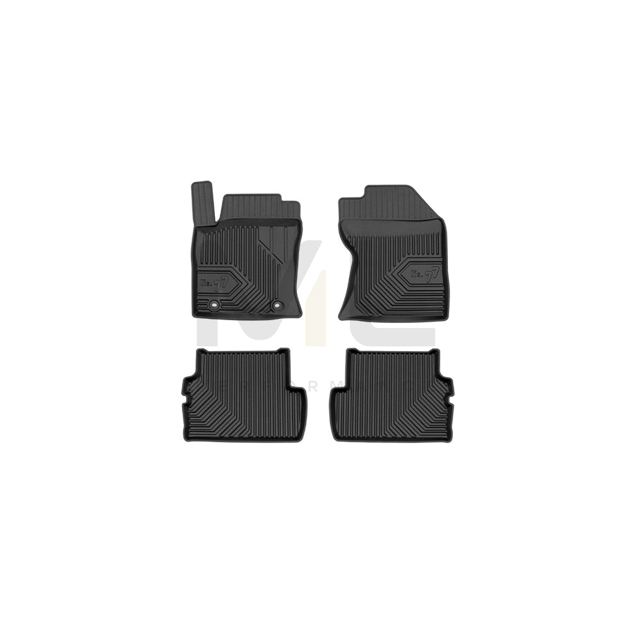 FROGUM Tailored, No.77 77426047 Floor mat set for FORD FOCUS Elastomer, Front and Rear, Quantity: 4, Black, (LHD)