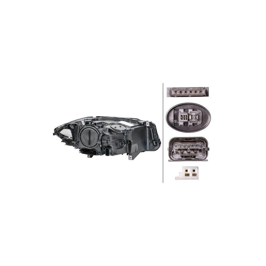 Hella 1LL 010 131-531 Headlight For BMW 5 Series