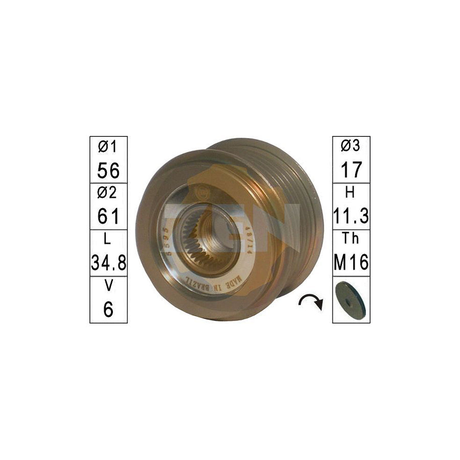 Era ZN5595 Alternator Freewheel Clutch