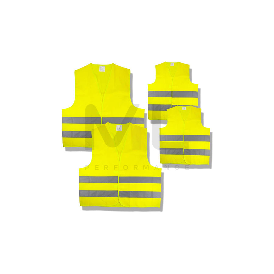 CARTREND 50252 Hi-vis vest Yellow, S (x2), XL (x2)