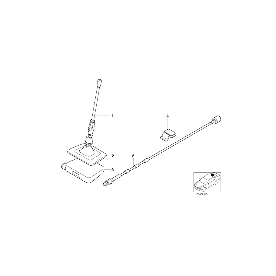 Genuine BMW 84506907305 E39 Connecting Box (Inc. 523i, 520d & 525tds) | ML Performance US Car Parts