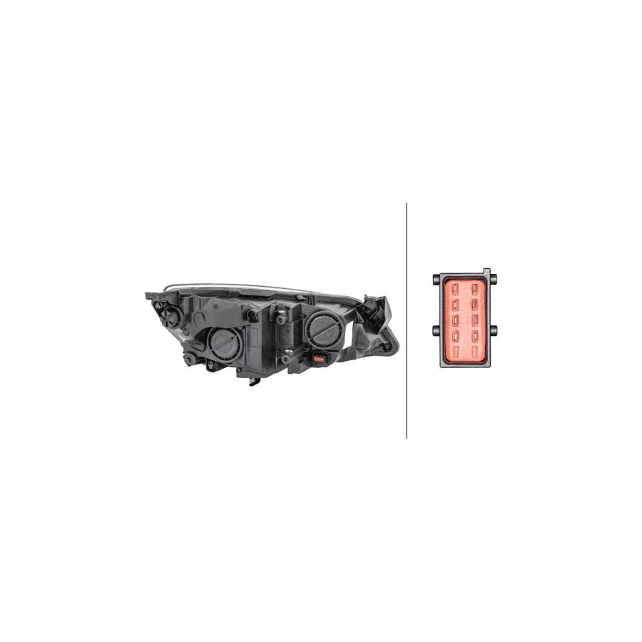 Hella 1EG 010 011-671 Headlight For Opel Astra