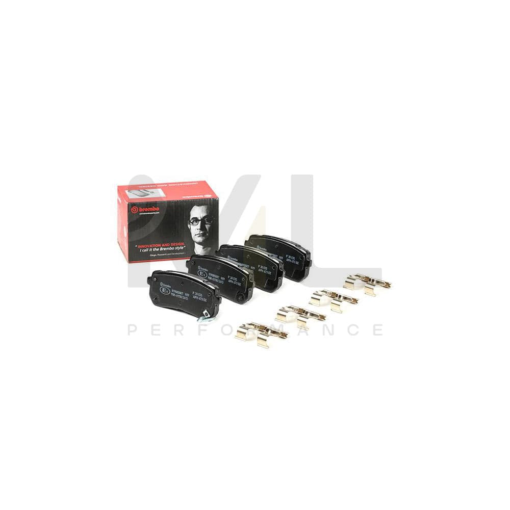 Brembo P 30 035 Brake Pad Set With Acoustic Wear Warning | ML Performance Car Parts
