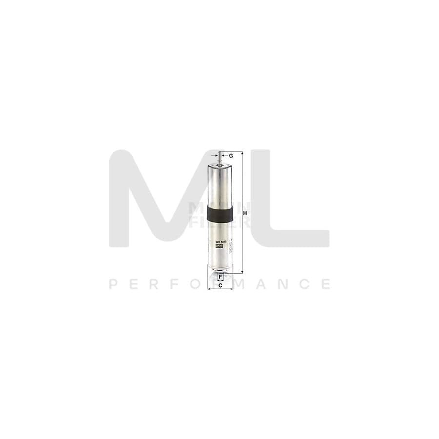 MANN-FILTER WK 5015 Fuel filter In-Line Filter