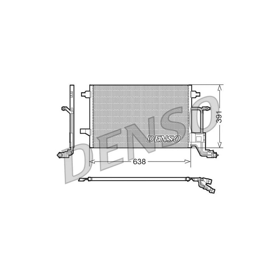 DENSO DCN02014 Air Conditioning Condenser