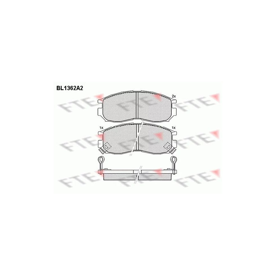 FTE Bl1362A2 Brake Pad Set
