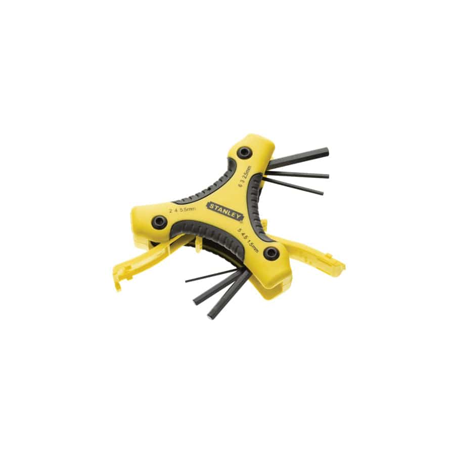 STANLEY® STA095935 Metric Triangle Hexagon Key Set, 9 Piece