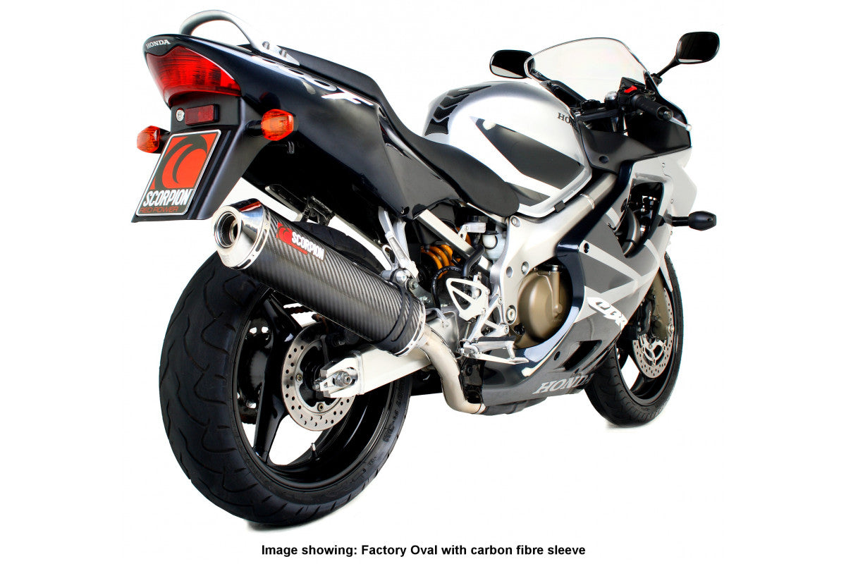 Scorpion EHA73SEM Honda CBR600 Fi F4i Factory Round Slip-On - Polished Stainless Steel Sleeve | ML Performance US US