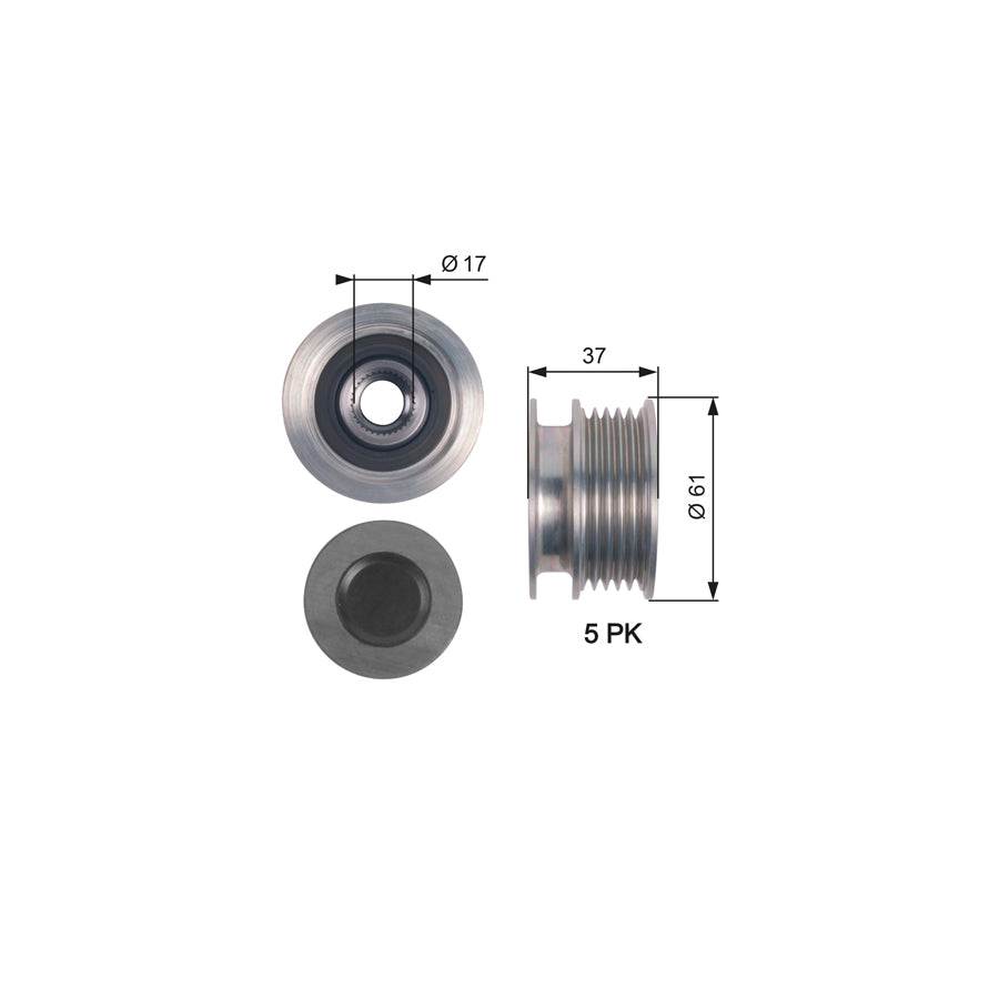 Gates OAP7145 Alternator Freewheel Clutch