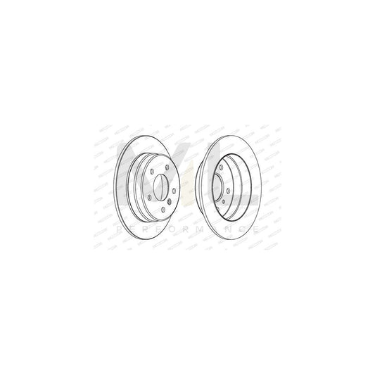 FERODO PREMIER Coat+ disc DDF1362C Brake Disc Solid, Coated, without bolts/screws | ML Performance Car Parts