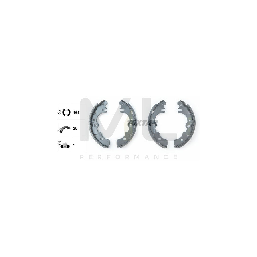 TEXTAR 91068000 Brake Shoe Set for DAIHATSU Trevis without handbrake lever | ML Performance Car Parts