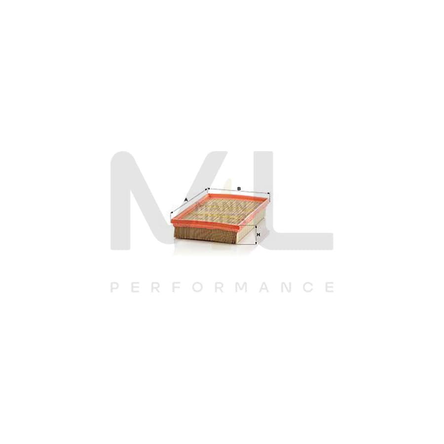 MANN-FILTER C 2589 Air Filter for BMW X3 (E83) Filter Insert