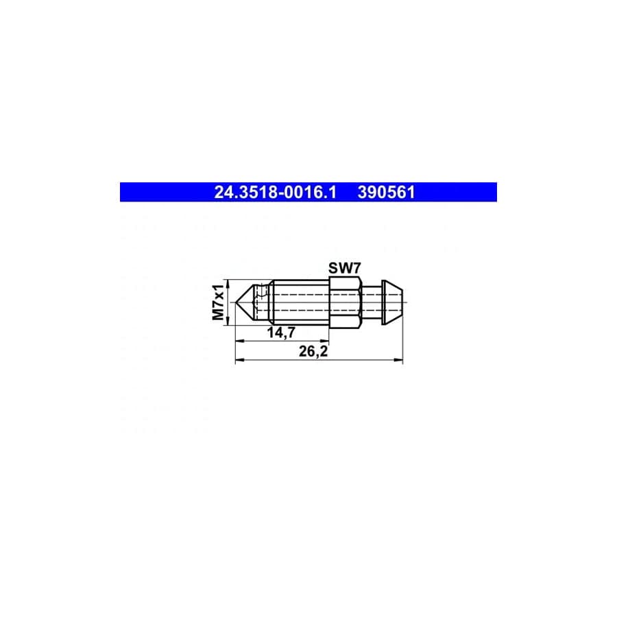 ATE 24.3518-0016.1 Breather Screw / Valve