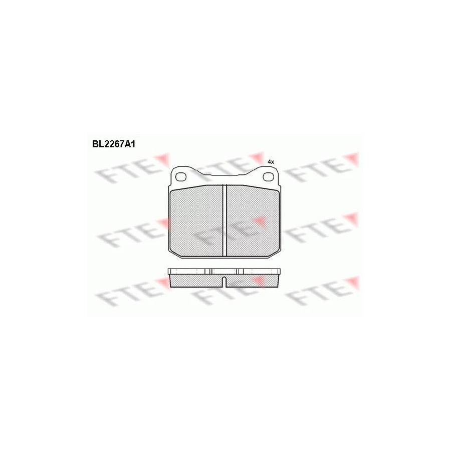 FTE Bl2267A1 Brake Pad Set
