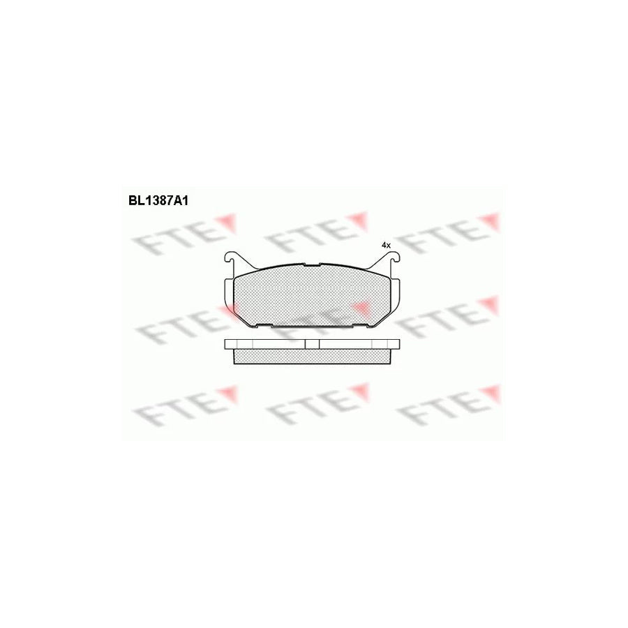 FTE Bl1387A1 Brake Pad Set