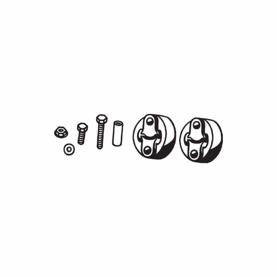 Bosal 254-025 Rubber Strip, Exhaust System for Toyota Corolla