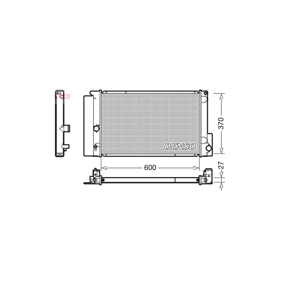 DENSO DRM50087 Engine Radiator for Toyota Verso (Ar20)
