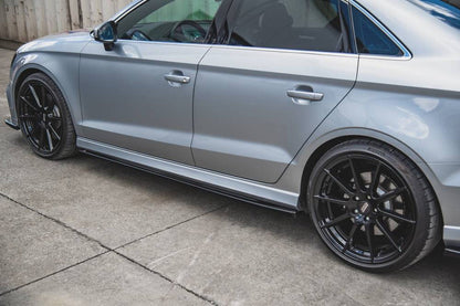 Maxton Design Audi S3 / A3 S-Line 8V FL Sedan Side Skirts Diffusers V.2